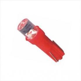 светодиодная лампа T5 1 led 24V cone W2x4.6d red 