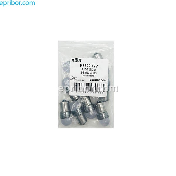 12V S25 1156 9SMD size-3030 (КЭП) К8322++